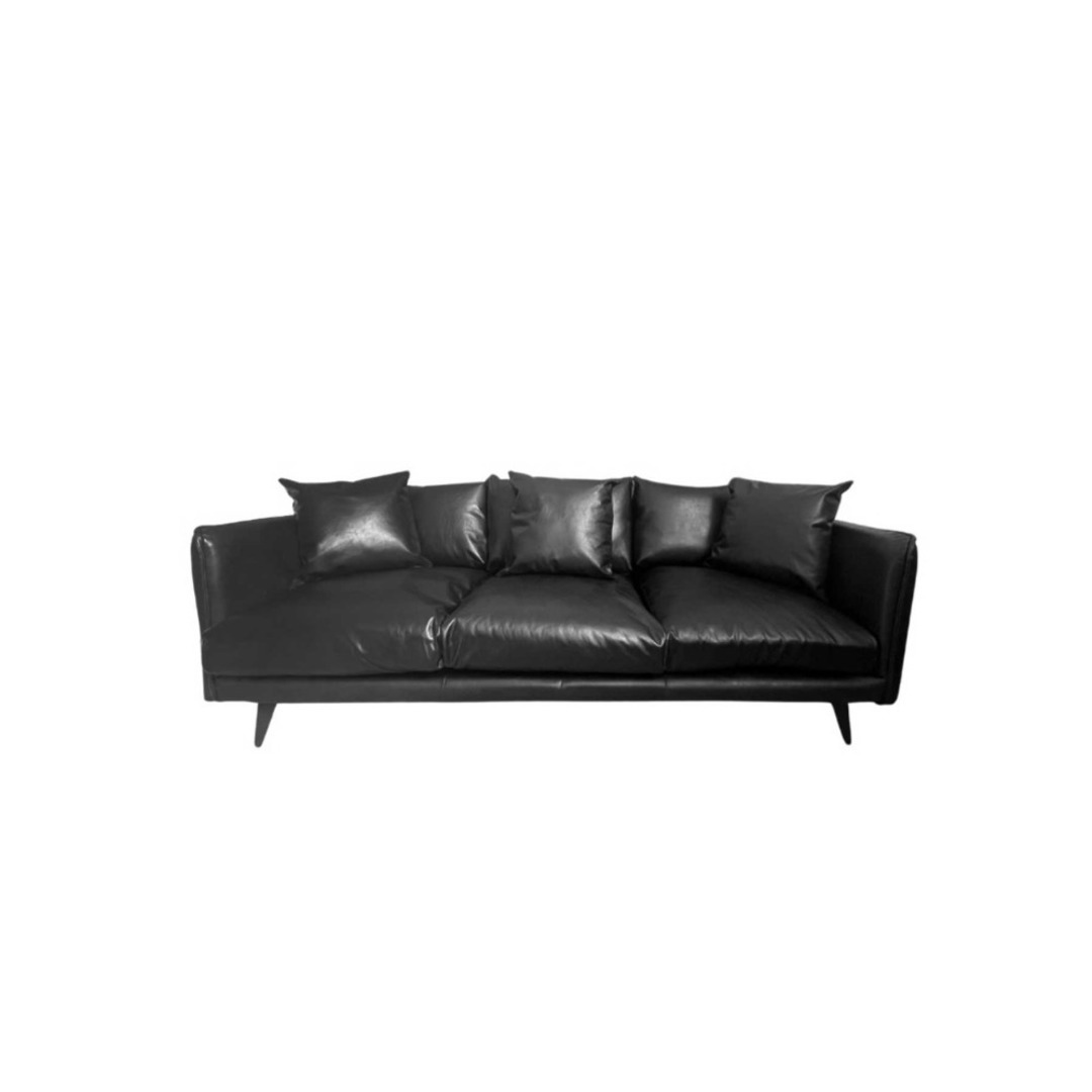 Vieste 3 Seater Leather Sofa image 0